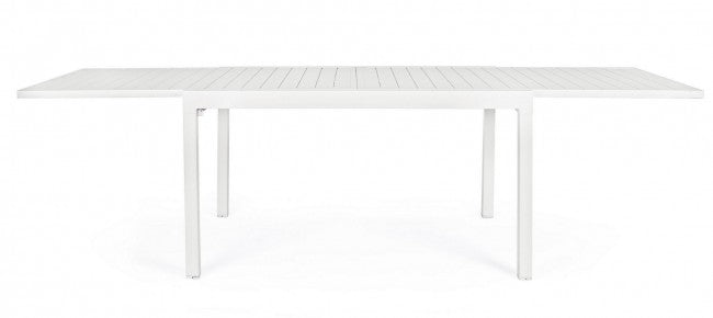 Tavolo Allungabile da Giardino 135-270x90x75h cm Pelagius Bianco-4