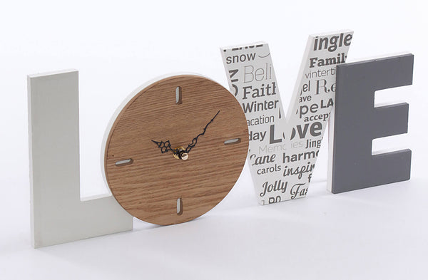 Orologio da Parete “Love” 45xH18,5 cm in Mdf Multicolor online