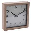 Orologio da Parete 25x25 cm in Mdf Cornice: legno-1