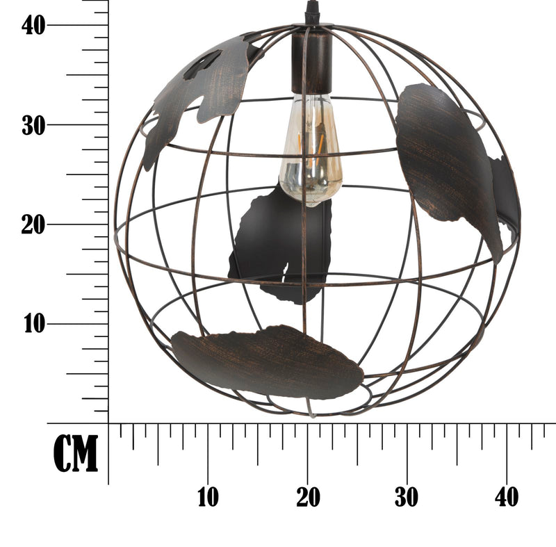 Lampadario World Industry Ø40 cm in Ferro-8