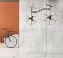 Lampadario Bicicletta 110x49x69 cm in Ferro-10