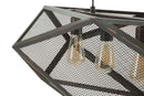 Lampadario Cage 75x27x28 cm in Ferro-6