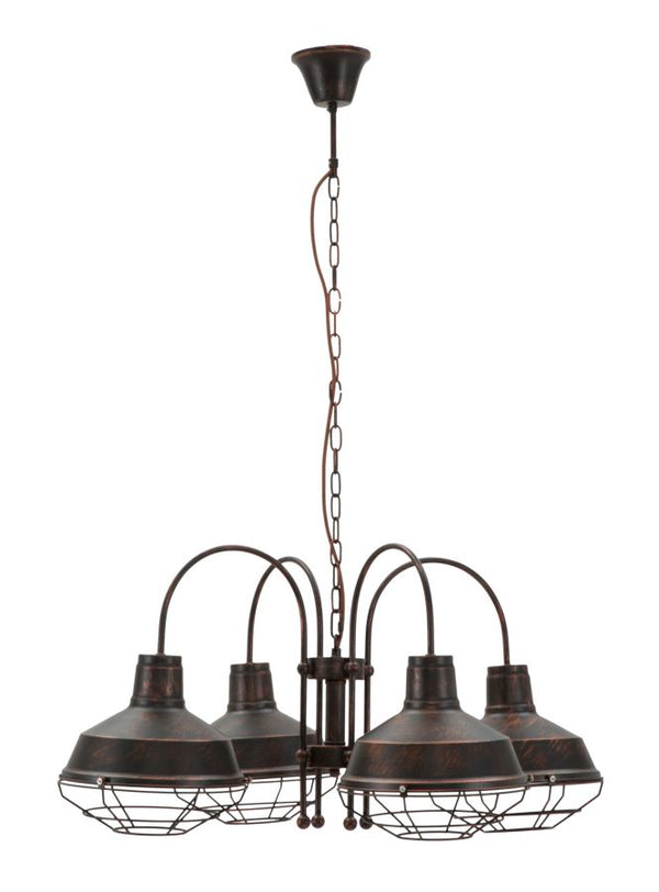 Bronks Chandelier 4 Lights 80x80x40 cm in Black Iron online