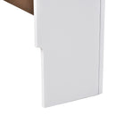 Copritermosifone in Legno a Griglia Bianco 78x82x19 cm -9