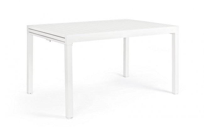 Tavolo Allungabile da Giardino 135-270x90x75h cm Pelagius Bianco-2