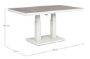 Tavolo da Giardino 140x85x49-72h cm Truman Lunar-3