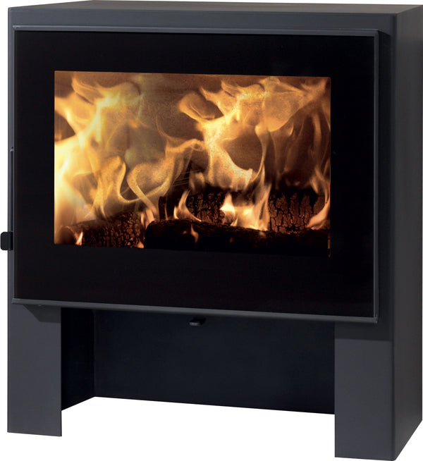 Stufa a Legna 6,7 kW 69,5x64x40 cm Naxos Nera prezzo