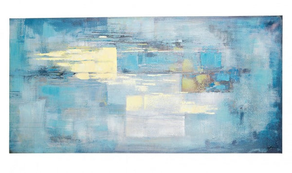 acquista Dipinto 140x3,5x70 cm Abstract Blue in Tela