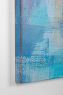 Dipinto 140x3,5x70 cm Abstract Blue in Tela-2