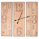 Orologio in legno naturale cm 60x60x3-1