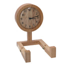 Orologio in legno naturale cm 15x22,5x23-1