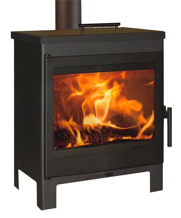 prezzo Stufa a Legna 8 kW 72,6x53,7x47,7 cm Dover Nera