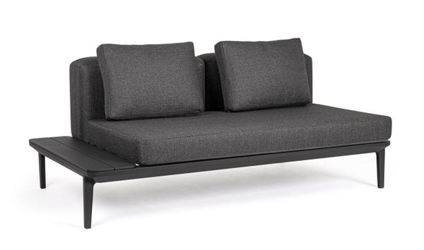 Divano 2 Posti 174x99x73h cm Lounge Matrix Antracite sconto