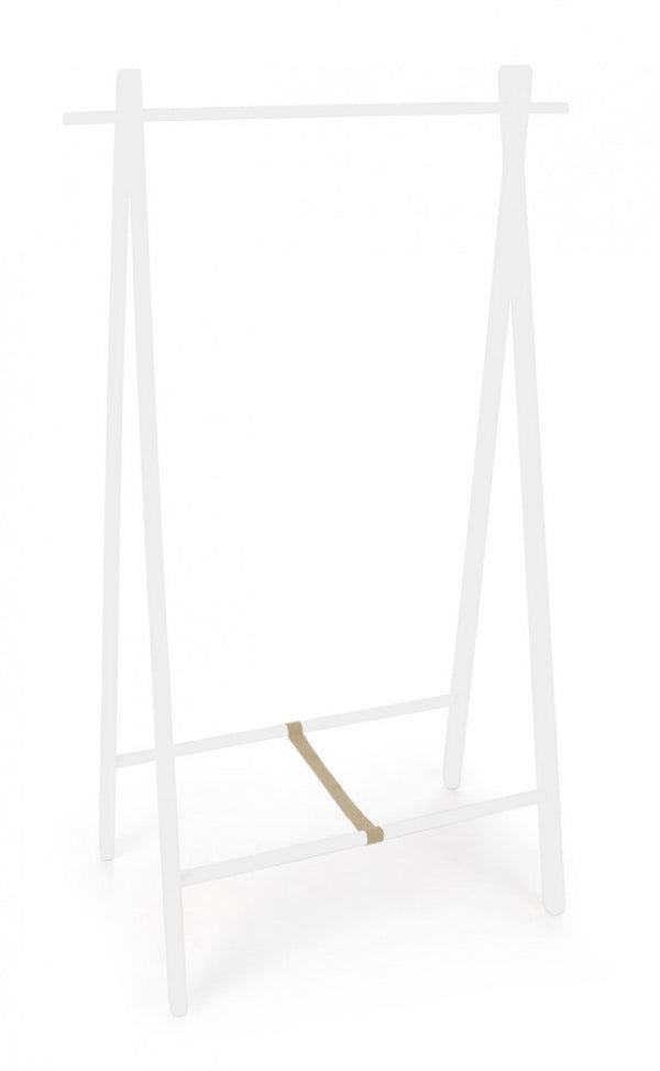 Appendiabiti da Terra 91x50x151 cm Daiki in Legno Bianco acquista