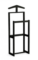 Indossatore Servomuto 40x24x106 cm Daiki in Legno Nero-1