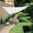 Telo Rete Gazebo Vela Grigio Ombreggiante Impermeabile Mt 5X5X5 Triangolare per Giardino Esterno-1