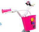 Bicicletta per Bambina 14" 2 Freni  Lol Verde Marine e Rosa-4