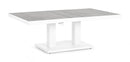 Tavolo da Giardino 140x85x49-72h cm Truman Bianco-2