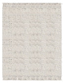 Tappeto 200x300 cm Senuri in Tessuto Beige-1