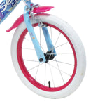 Bicicletta per Bambina 16" 2 Freni  Sea Life Verde Marine e Rosa-3