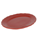 Piatto Ovale 35x26xh3 cm in Gres Porcellanato Juliet Rosso-1