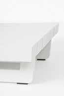 Tavolino 73,5x73,5x24h cm Modulare Infinity Bianco-5