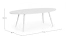 Tavolino 119x58x40,5h cm Space Bianco-2