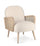 Poltrona 65x74x81h cm Dalida Natural