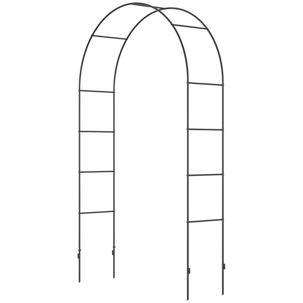 online Arco per Rampicanti per Giardino ed Esterni 140x40x240 cm in Metallo Nero