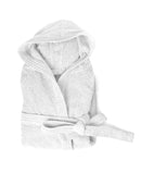 Accappatoio in Spugna 100% Cotone Bianco S/M-1