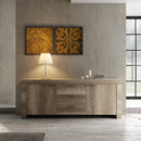 Mobile Buffet in Melaminico 210x43x86cm TFT Sax Rovere-3