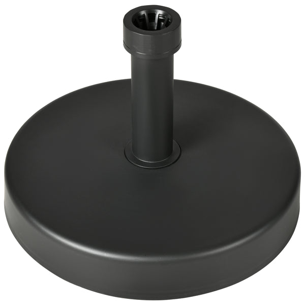 Base per Ombrellone da Giardino Ø45x33 cm Palo 24-48 mm  in Plastica Nero acquista