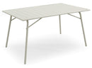 Tavolo da Giardino Pieghevole 140x90x75,3 cm in Acciaio Kraus Brunelleschi Bianco-1