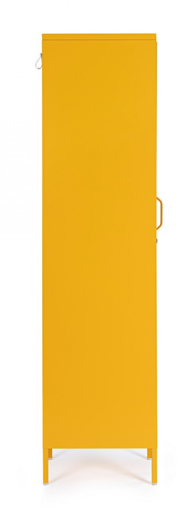 Armadio 1 Anta 46x38x185 cm Cambridge in Acciaio Giallo-4