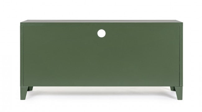 Mobile TV con 2 Ante 40x120,5x58,5 cm Cambridge in Acciaio Verde-3