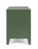 Mobile TV con 2 Ante 40x120,5x58,5 cm Cambridge in Acciaio Verde-4