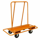 Trolley per Trasporto Cartongesso Pannelli Compensato e MDF Max 1000kg con Ruote in Acciaio Arancione-1