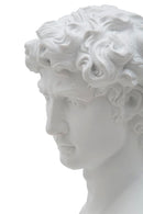 Scultura Roman 21,5x14,5x34 cm in Poliresina Bianco-8