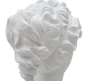 Scultura Roman Woman 21,5x14,5x34 cm in Poliresina Bianco-7