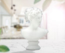 Scultura Roman Woman 21,5x14,5x34 cm in Poliresina Bianco-8