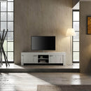 Mobile TV 2 Ante 3 Ripiani in Melaminico 180x43x53cm TFT Neve Rovere Neve-3