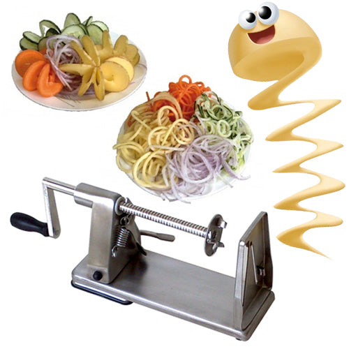 acquista Spiralkartoffelschneider Maschine Twister Julienne Cutter für Obst Gemüse Kartoffelschneider Chips 