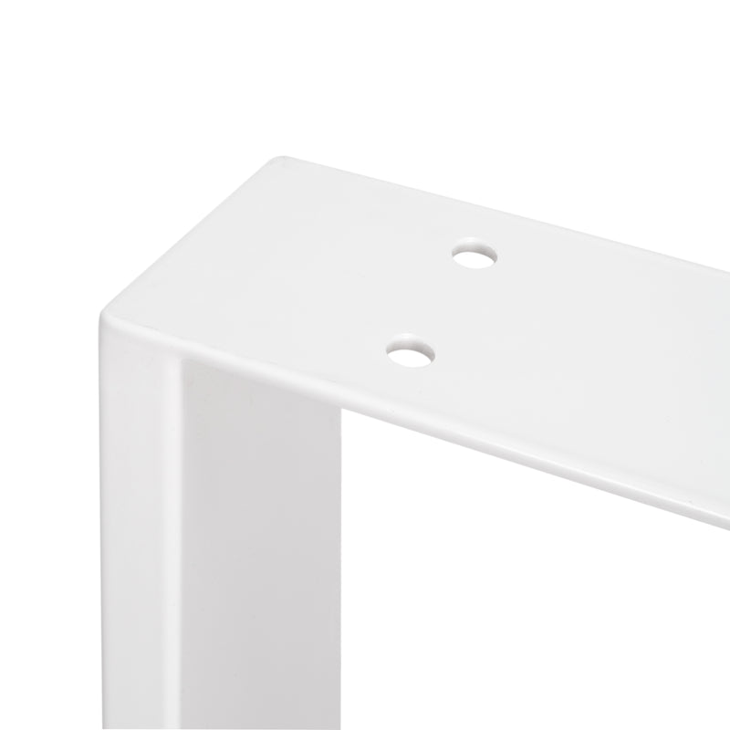 Set Gambe da Tavolo Square Rettangolari H720 Verniciato Bianco Acciaio Emuca-6