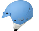 Casco Demi-Jet per Bambini con Frontino CGM Cuba Smile 204S Azzurro Opaco -2