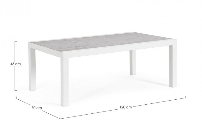 Tavolino 120x70x43h cm Kledi Bianco-2