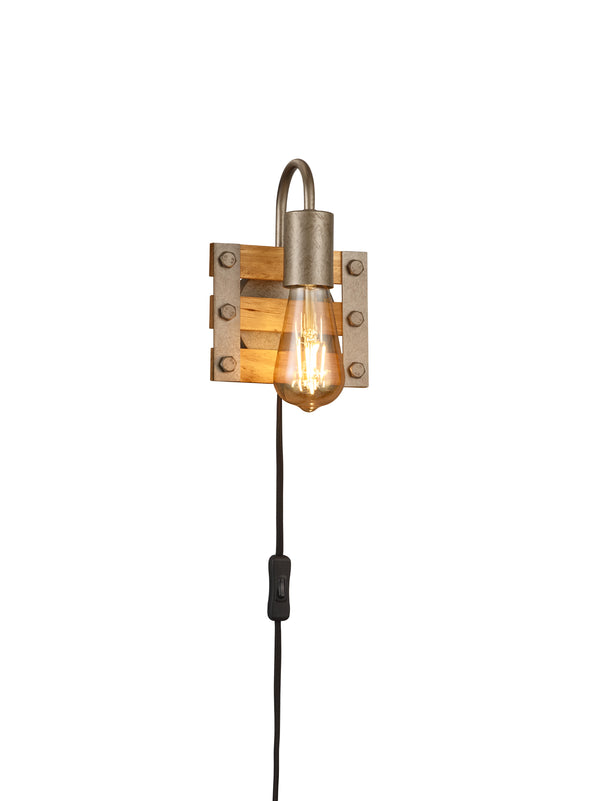 online E27 Innenwandlampe aus Antik-Nickel-Metall