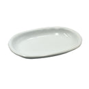 Piatto Ovale 36x25xh4 cm in Gres Porcellanato Romeo Bianco-1