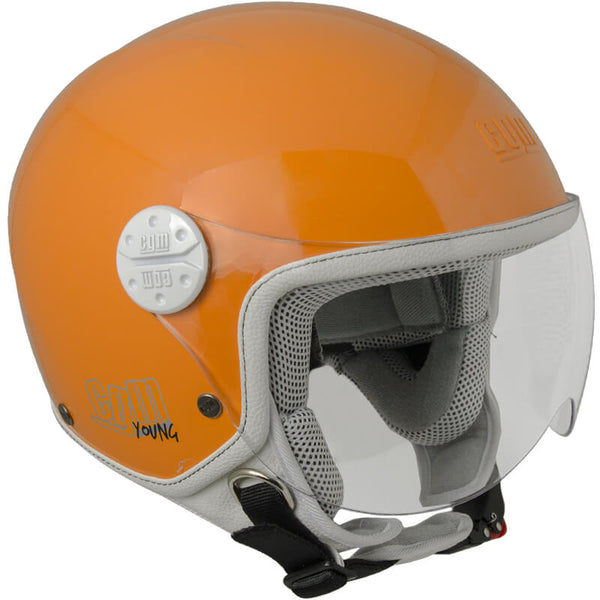 sconto Demi-Jet-Helm für Kinder CGM Havanna 205A Orange konturiertes Visier