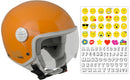 Casco Demi-Jet per Bambini Visiera Sagomata CGM Havana Smile 205S Arancione -1