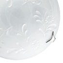 Plafoniera Tonda decoro Floreale Bianco Vetro Alabastro Bianco Interno Classico E27 Ambiente 206/02600-2